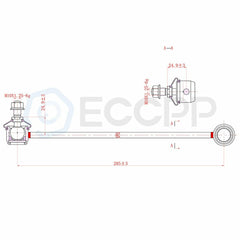 For 2006-2011 Hyundai Accent 6PCS Front Lower Control Arms Ball Joints Sway Bars 6B93BC-57