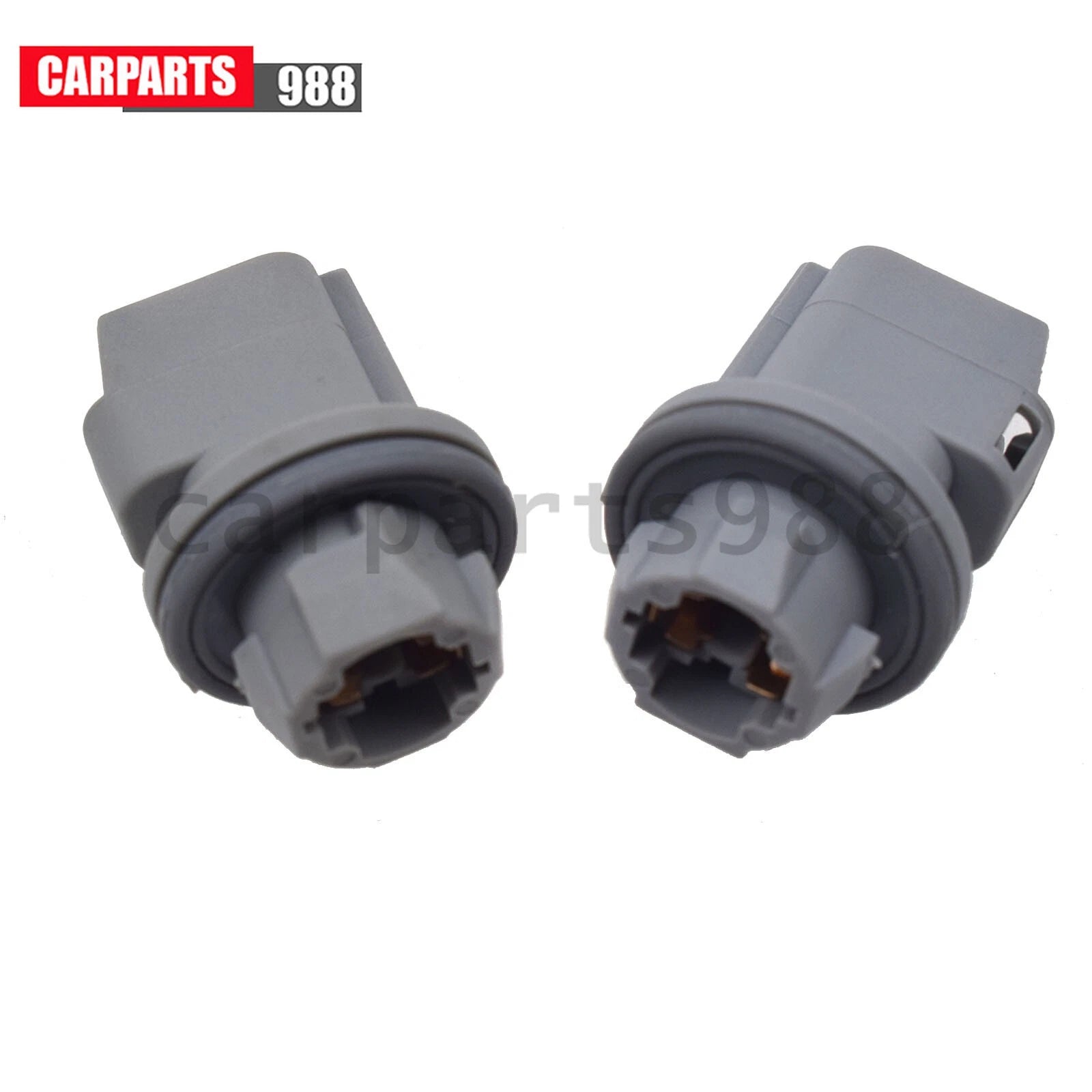 2Pcs For Ford Escape Focus License Tail Brake Plate Light Socket F81Z-13411-AA 6B93BC-57