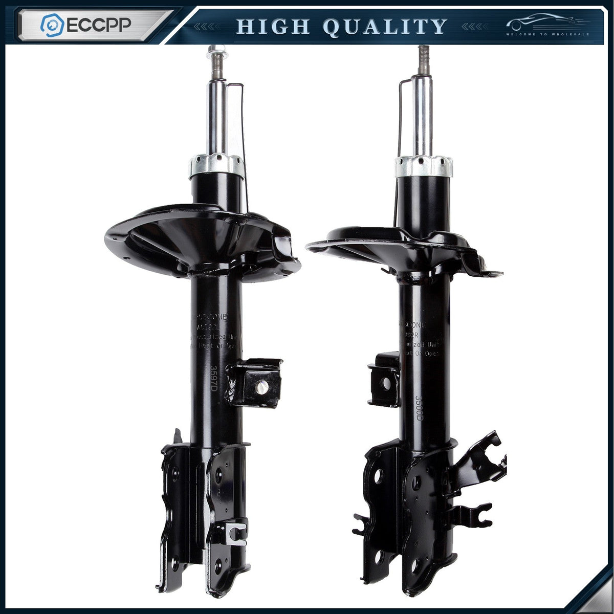 Front Pair Struts Shocks For 2003-2008 Infiniti FX35 FX45 Left Right ECCPP ECCPP