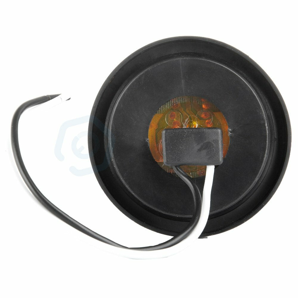 10x Round 2 inch Amber Side Marker 9 Led tail Light Trailer truck universal KOEEP