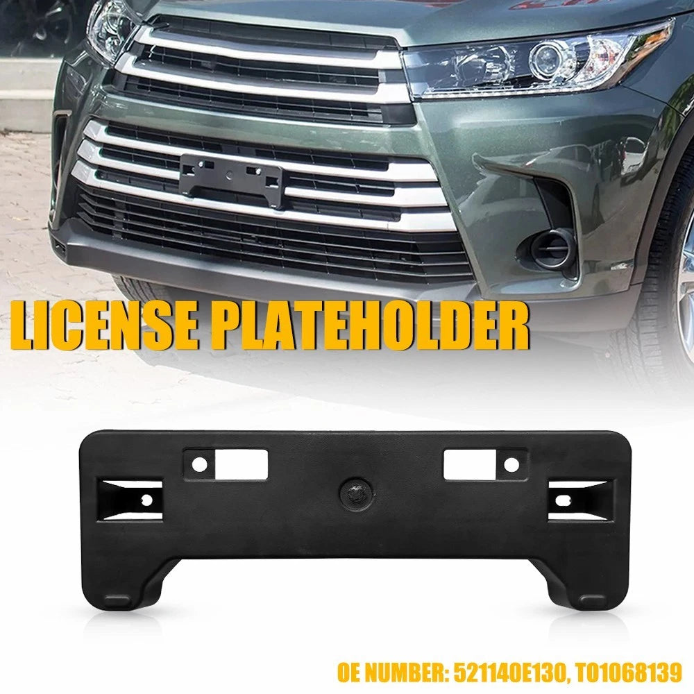 For Toyota Highlander 2017-2019 Front License Plate Frame Holder Mount Bracket A 6B93BC-57
