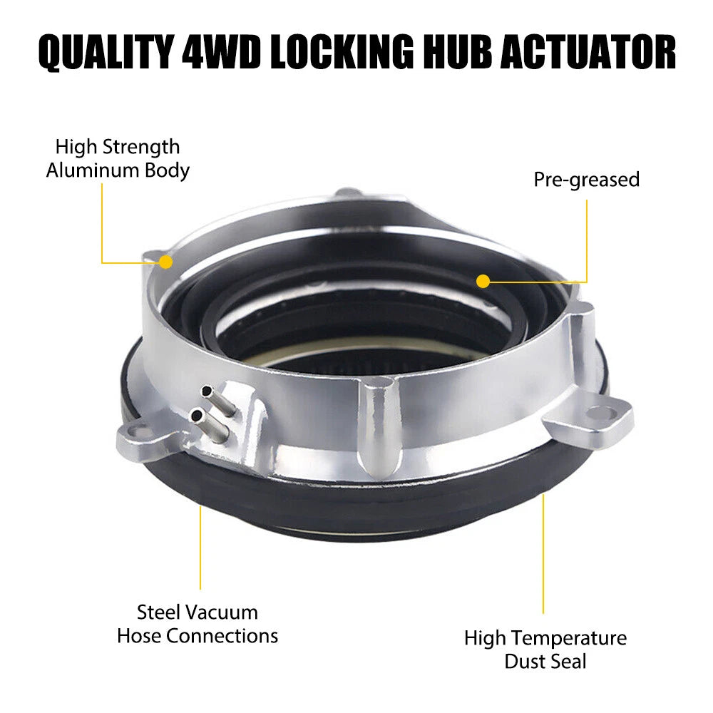 Pair 2 4WD 4X4 Lock Hub Axle Actuator For 04-15 Ford F150 03-15 Expedition EOA 6B93BC-57