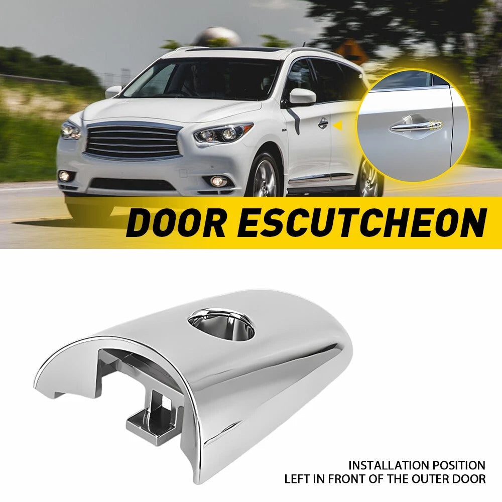For Nissan Armada 2017-2020 Front Door Outside Handle Cover Chrome 80646-1BA0A A 6B93BC-57