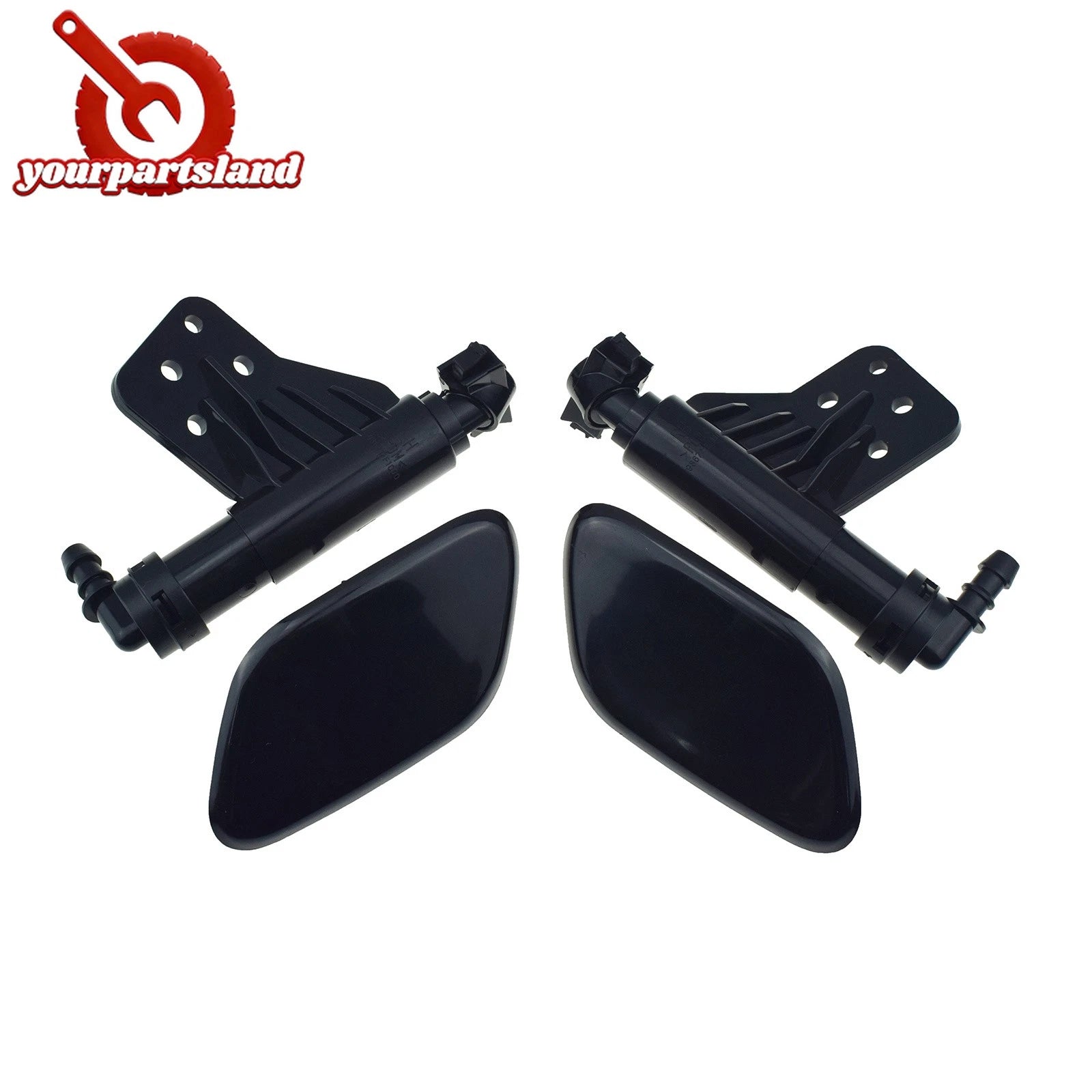 Headlight Washer Spray Nozzle & Cap LH RH 4PCS For KIA Sportage IV KX5 2015-2019 6B93BC-57