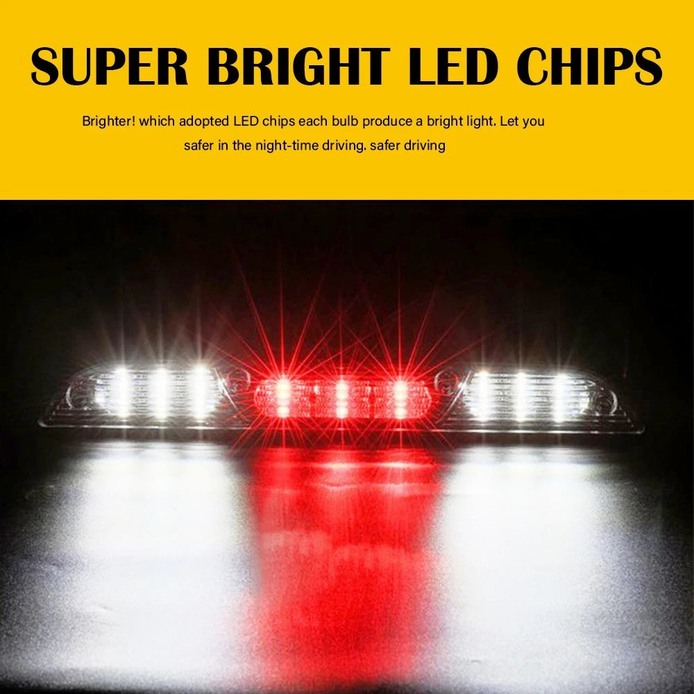 FIT 15-20 Ford F150 LED Black Replacement 3RD Third Brake Cargo Lamp Tail Light 6B93BC-57