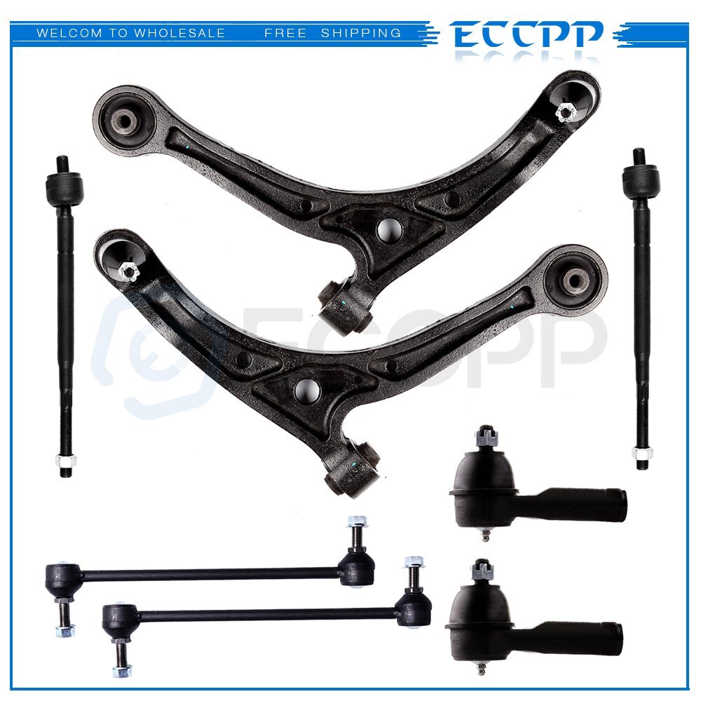 8pcs For 2002-2004 Honda Oddssey Front Lower Control Arms Tie Rods Sway Bars Kit KOEEP