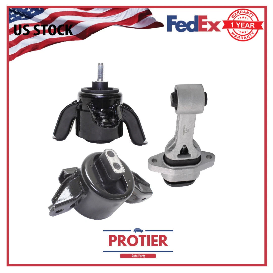 Engine & Trans Mount Set 3PCS for Hyundai Passenger Car Accent Veloster L4 1.6l 6B93BC-57