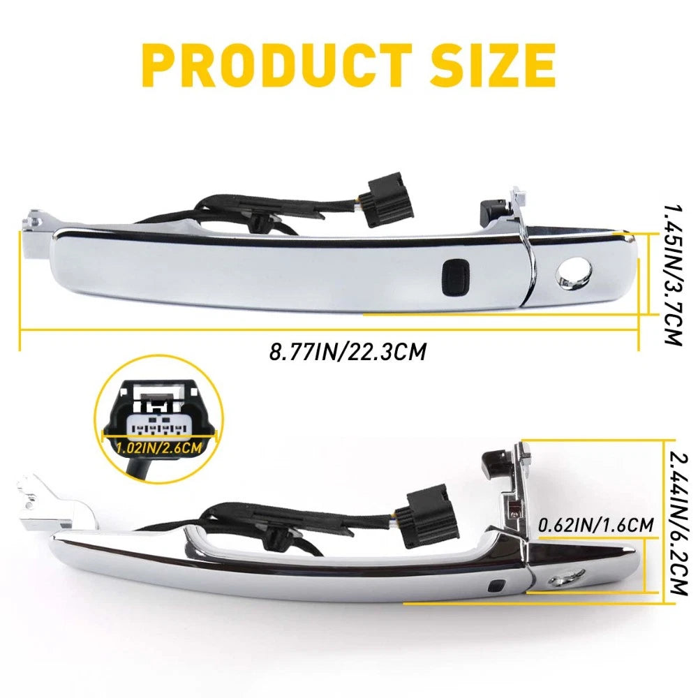 Door Handle Front Left Driver Side for 80645-CA000 2010-2013 Nissan Rogue EOA 6B93BC-57