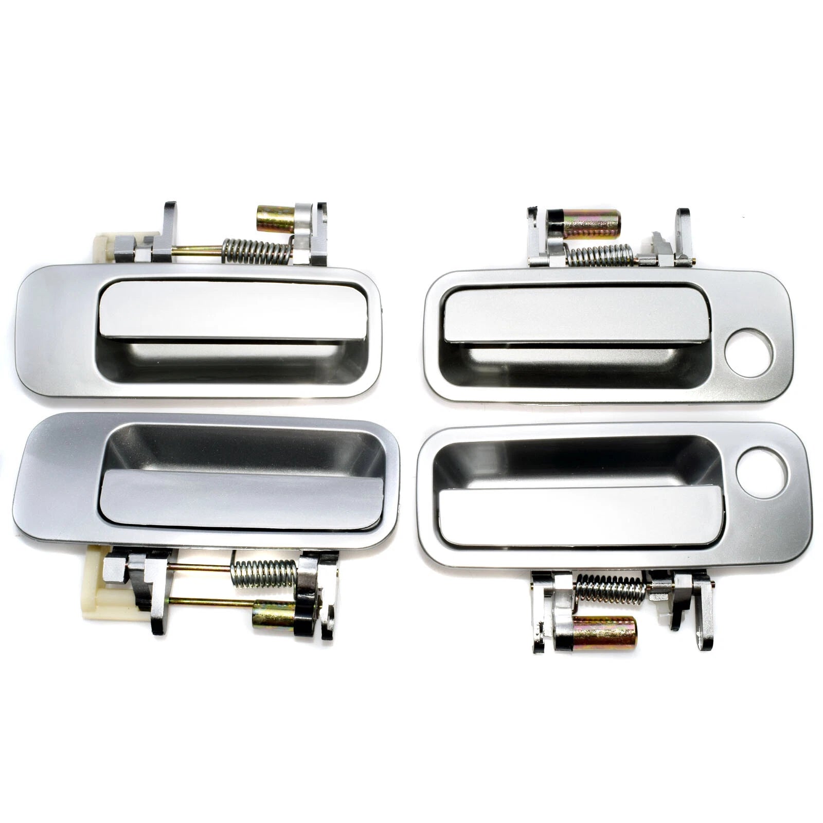 Silver Outside Door Handle Front Rear Left Right For Toyota Camry 1997-2001 6B93BC-57