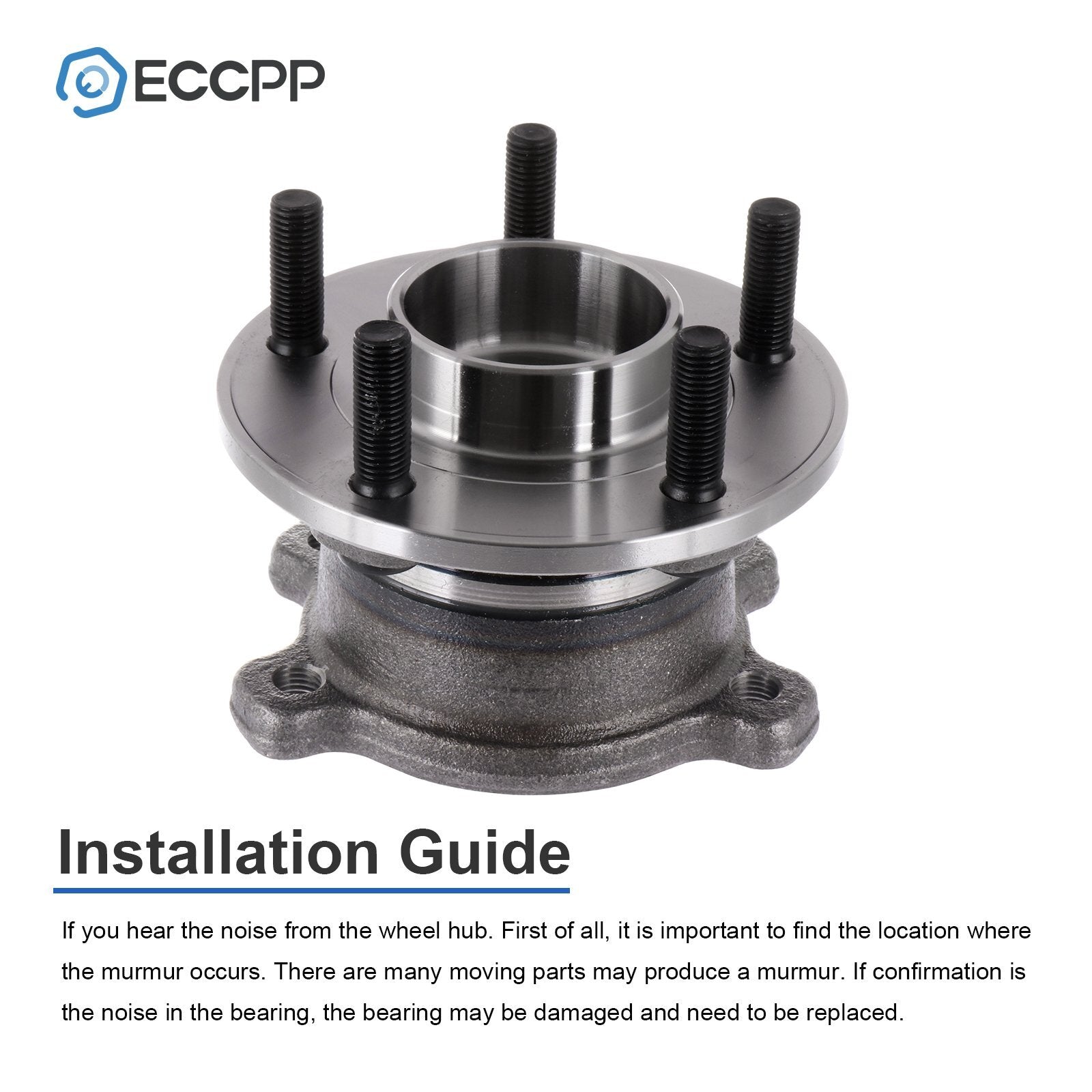 1Pc Wheel Hub Bearing Rear AWD For Ford Escape 2013-2019 Lincoln MKC 2015-2019 6B93BC-57