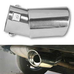 Car Exhaust Pipe Tip Rear Tail Muffler Stainless Steel Chrome Auto Universal EOA 6B93BC-57