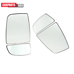 4Pcs Left+Right Side Tow Upper+Lower Mirror Glass For 15-22 Ford Transit 150 250 6B93BC-57
