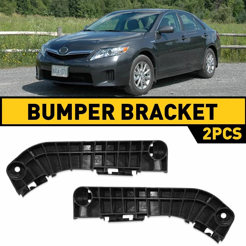 Set of 2 Front Bumper Brackets Support & Left Right Side For 07-11 Toyota Camry 6B93BC-57