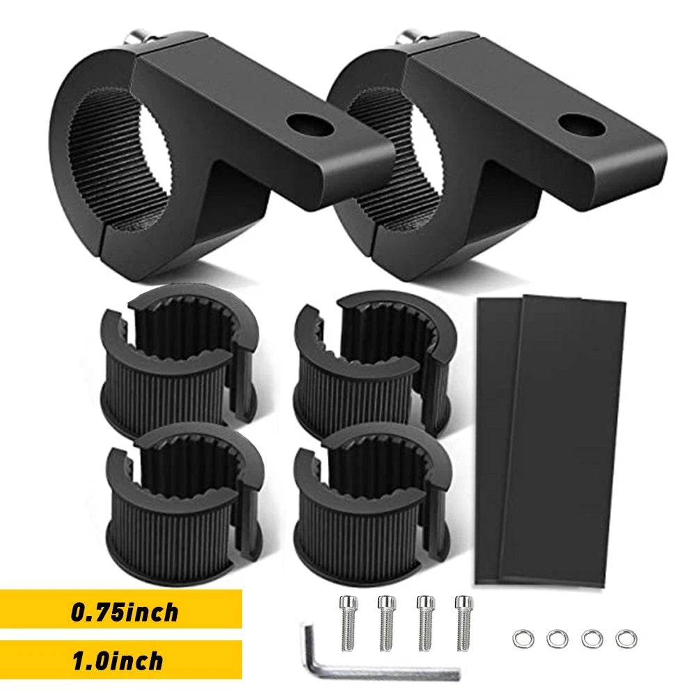 1.25" Mounting Bracket Clamps Off Fog Road Tube BullBar Light LED Bar SUV Pickup 6B93BC-57
