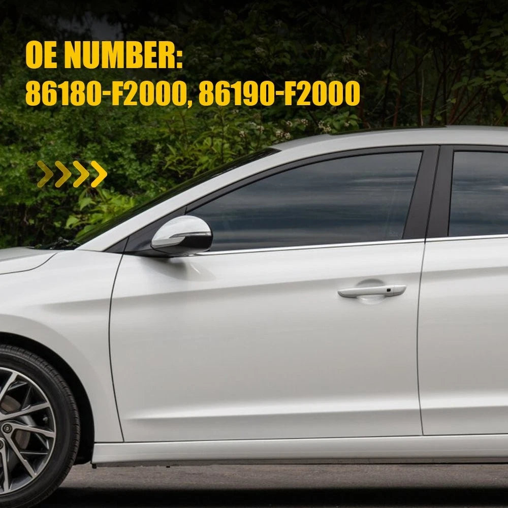 Left Right Side View Mirror Fender Corner Trim Cover For 17-20 Hyundai Elantra 6B93BC-57