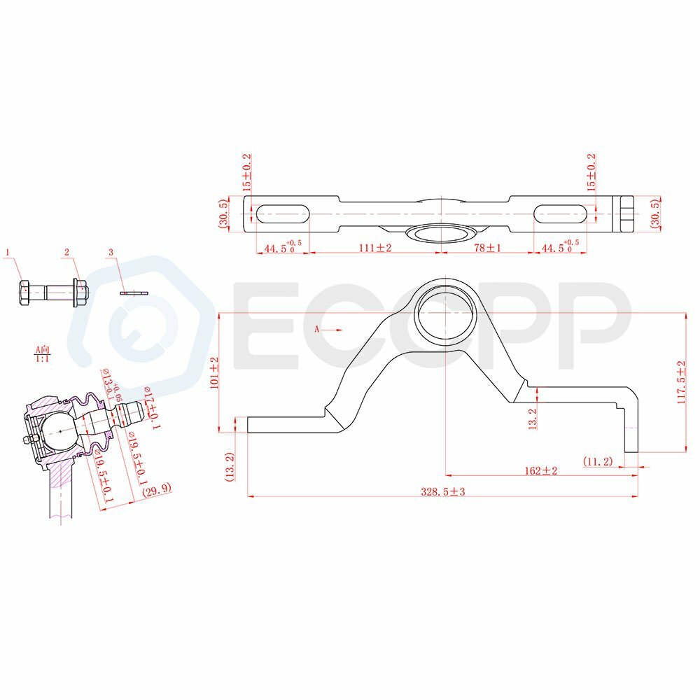 Front Upper Control Arms & Ball Joints For Ford Explorer Sport Trac 2003-2005 6B93BC-57