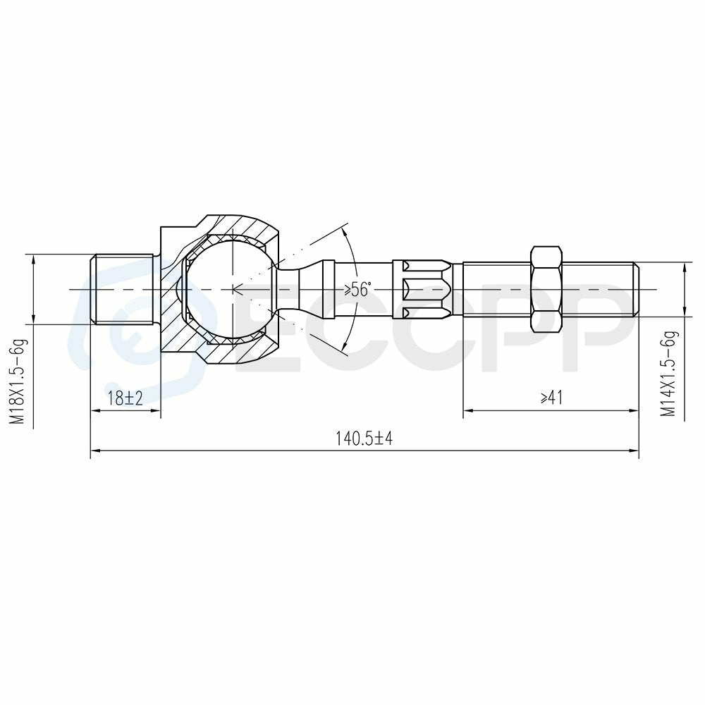 4pcs Inner & Outer Tie Rod End Links For 2004-2008 Acura TSX & Honda Accord 2.4L 6B93BC-57