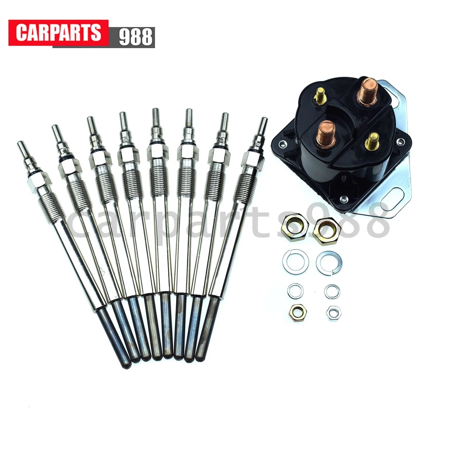 Diesel Glow Plug & Controller Kit for 97-03 Ford 7.3L Powerstroke F4TZ12A342BA 6B93BC-57
