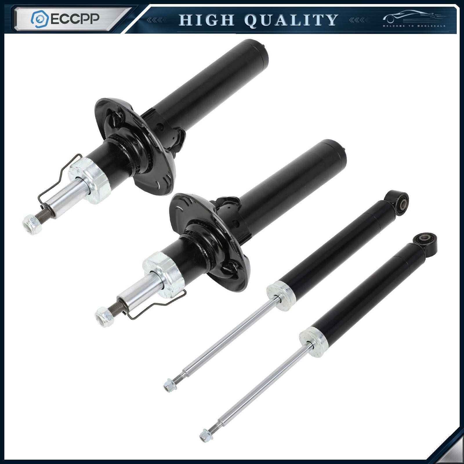 Full Set Front & Rear Shock Absorber w/MagneRide For 07-15 Audi TT TTS TTRS MKII 6B93BC-57