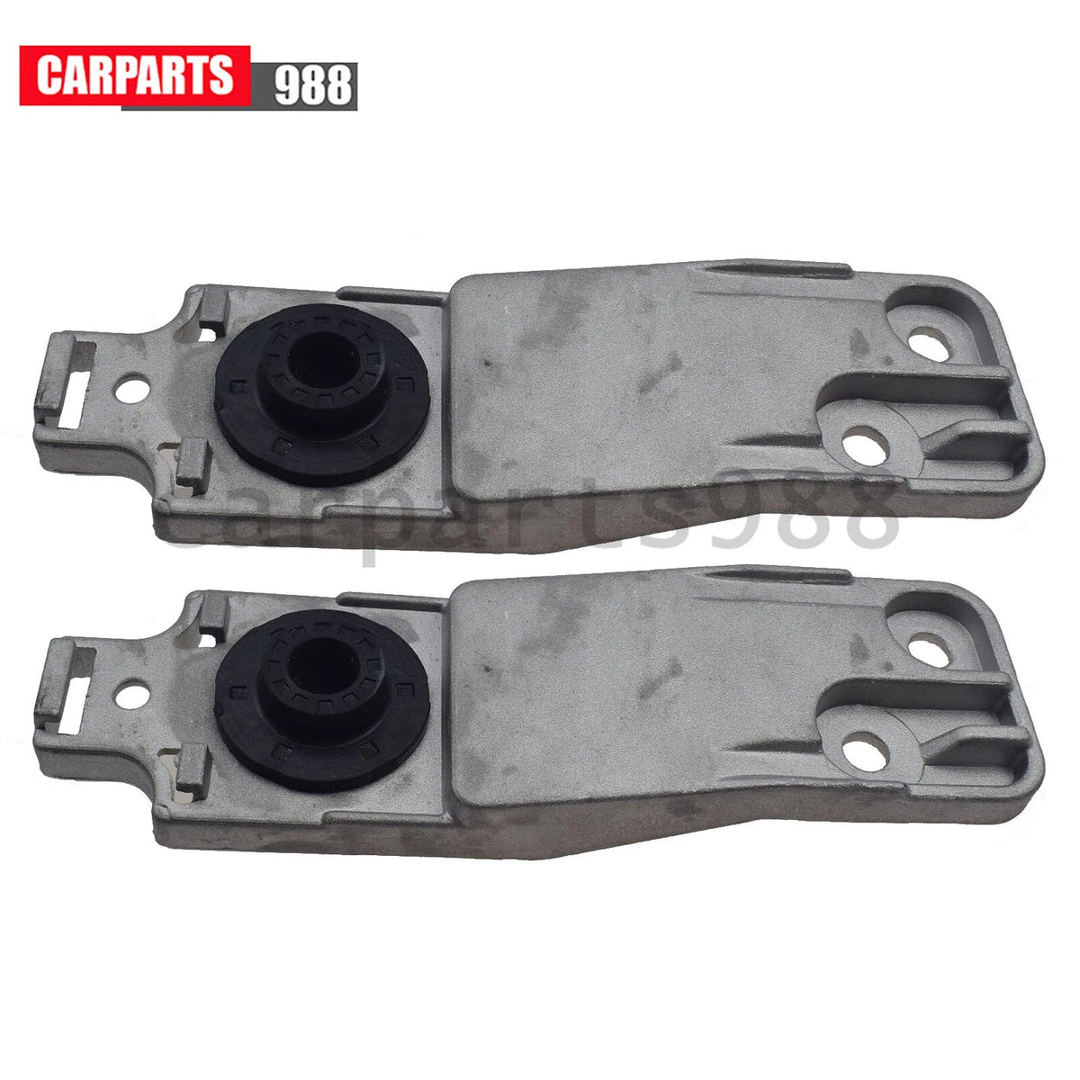 2x Lower Radiator Bracket W/ Rubber For Chevy Impala Malibu Buick Regal 23120323 6B93BC-57