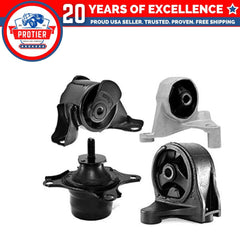 Motor & Trans Mount Set for Manual : 2001 - 2005 Honda Civic 1.7L 2 Door 4PCS 6B93BC-57