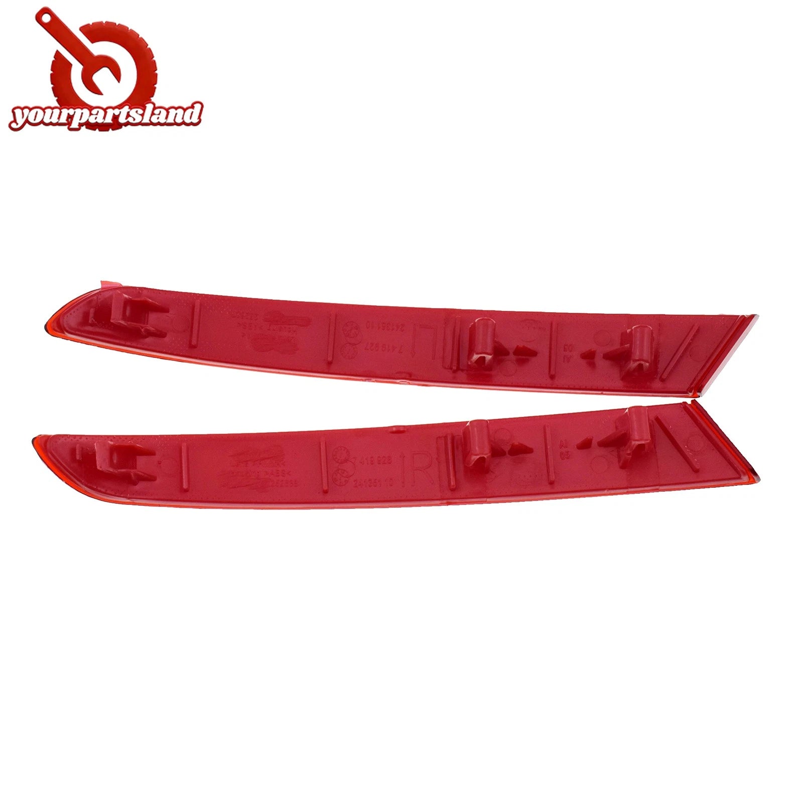 2Pcs Rear Bumper Reflector Strip Cover Left & Right For BMW X3 (G01) 2017-2021 6B93BC-57