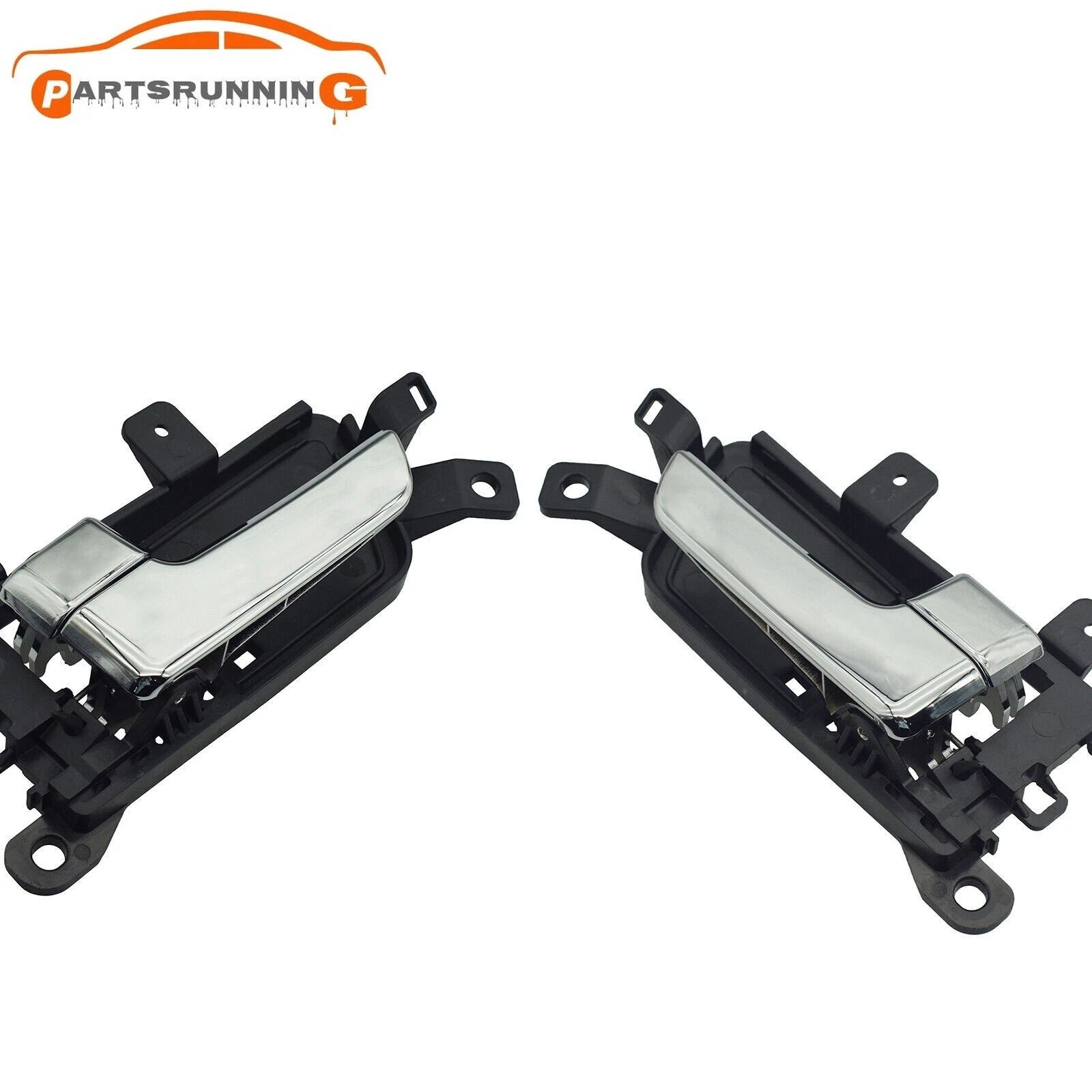 2PCS Left Right Chrome Interior Door Handle For Kia Borrego Mohave 2007-2015 6B93BC-57