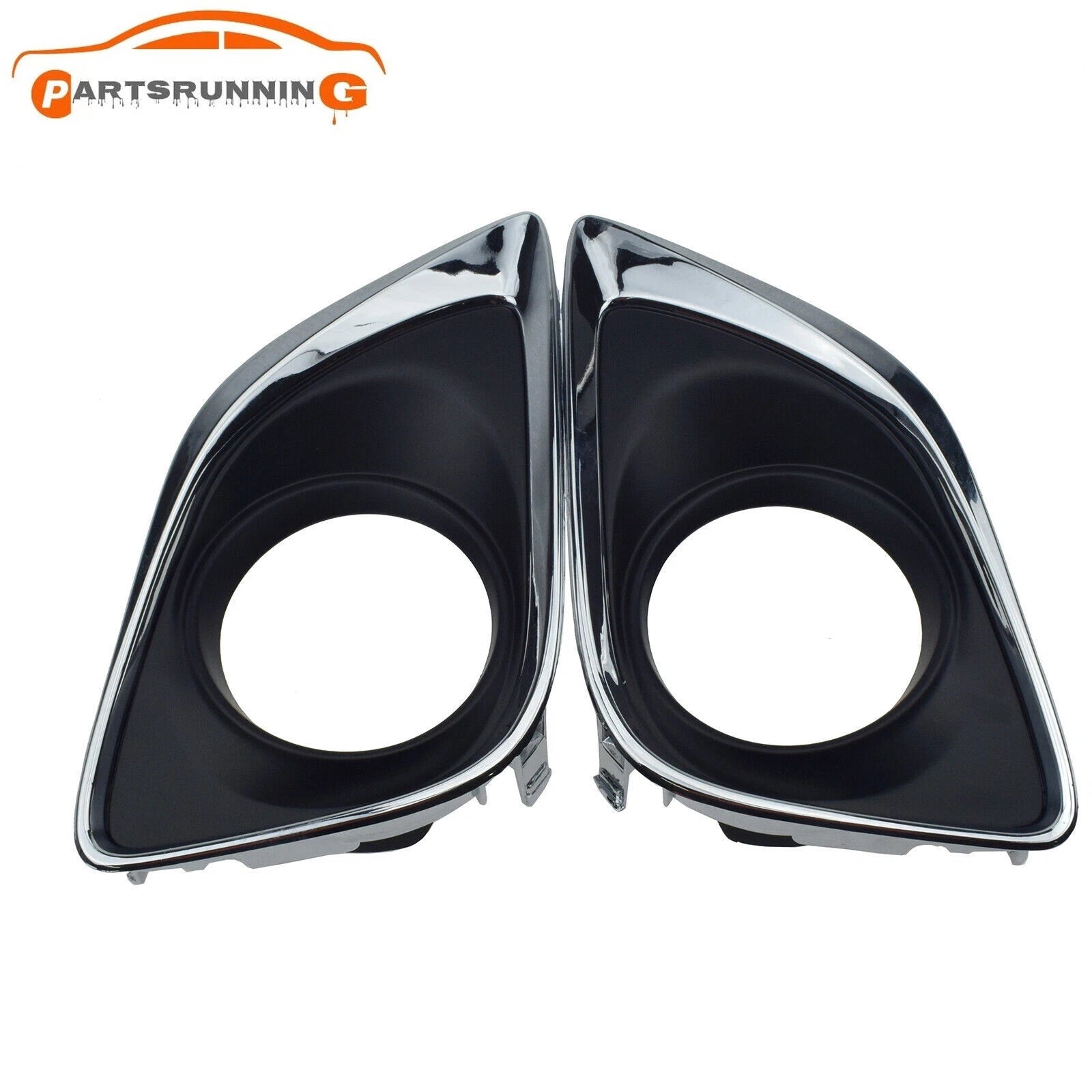 Pair Driver+Passenger Side Fog Light Bumper Cover Insert For 2013-16Toyota Venza 6B93BC-57