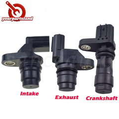 3 Camshaft/Crankshaft Position Sensors & 3 CONNECTORS For Honda CR-V 2007-2009 6B93BC-57