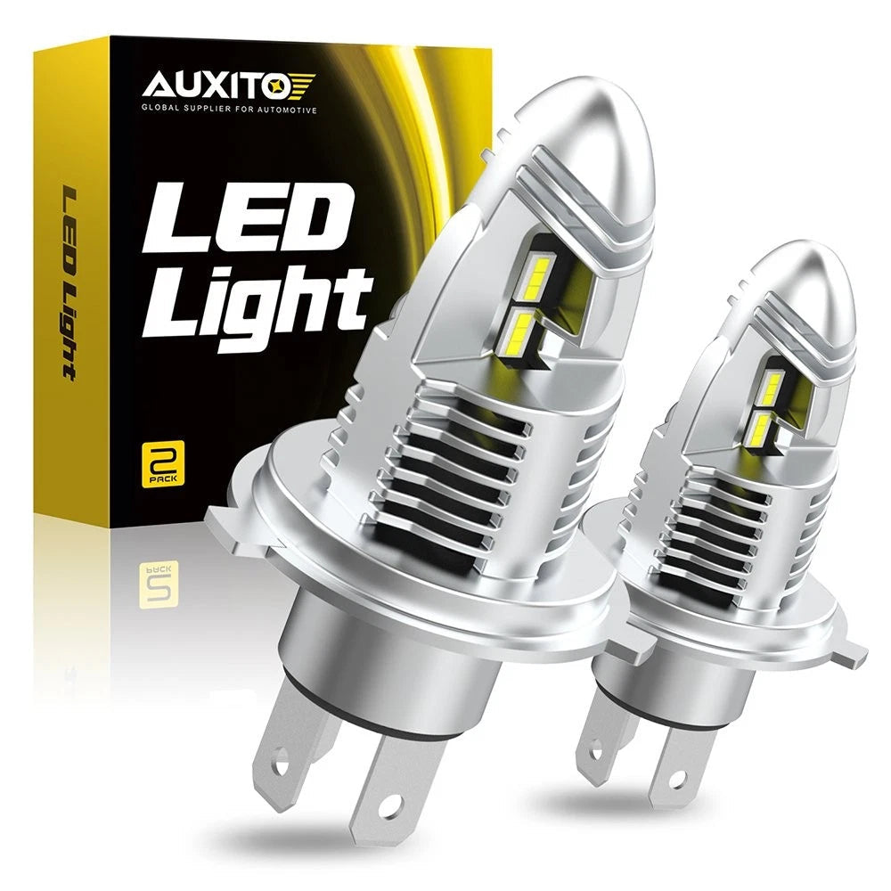 AUXITO H4 9003 LED Headlight Kit Bulbs High Low Beam White 80000LM Super Bright AUXITO