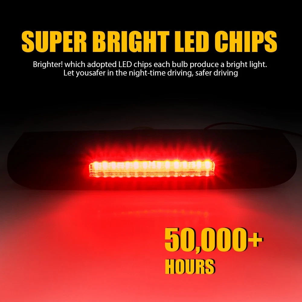 For Land Rover LR3 LR4 High Mounted 3rd Third Brake Light Lamp LR072856 LED RED 6B93BC-57