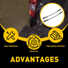 Tailgate Hinges Cables Repair Kit Set Fits 2003-2006 Chevy Silverado GMC Sierra 6B93BC-57