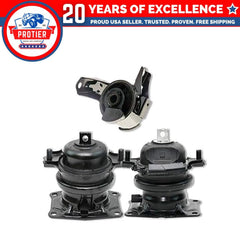 Fits 2007 Honda Odyssey 3.5L i-VTEC AUTO Engine Motor Mount Set 3pcs : A65026EL 6B93BC-57