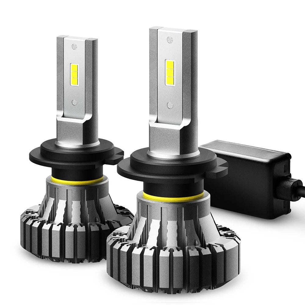 H7 LED Headlight Bulb Kit High or Low Beam 6500K Super White 20000LM Lights 2Pcs 6B93BC-57