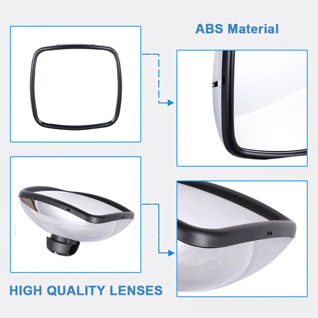 2Pcs For 2010-2016 Freightliner M2 Columbia Wide Angle Mirrors Heated 6B93BC-57