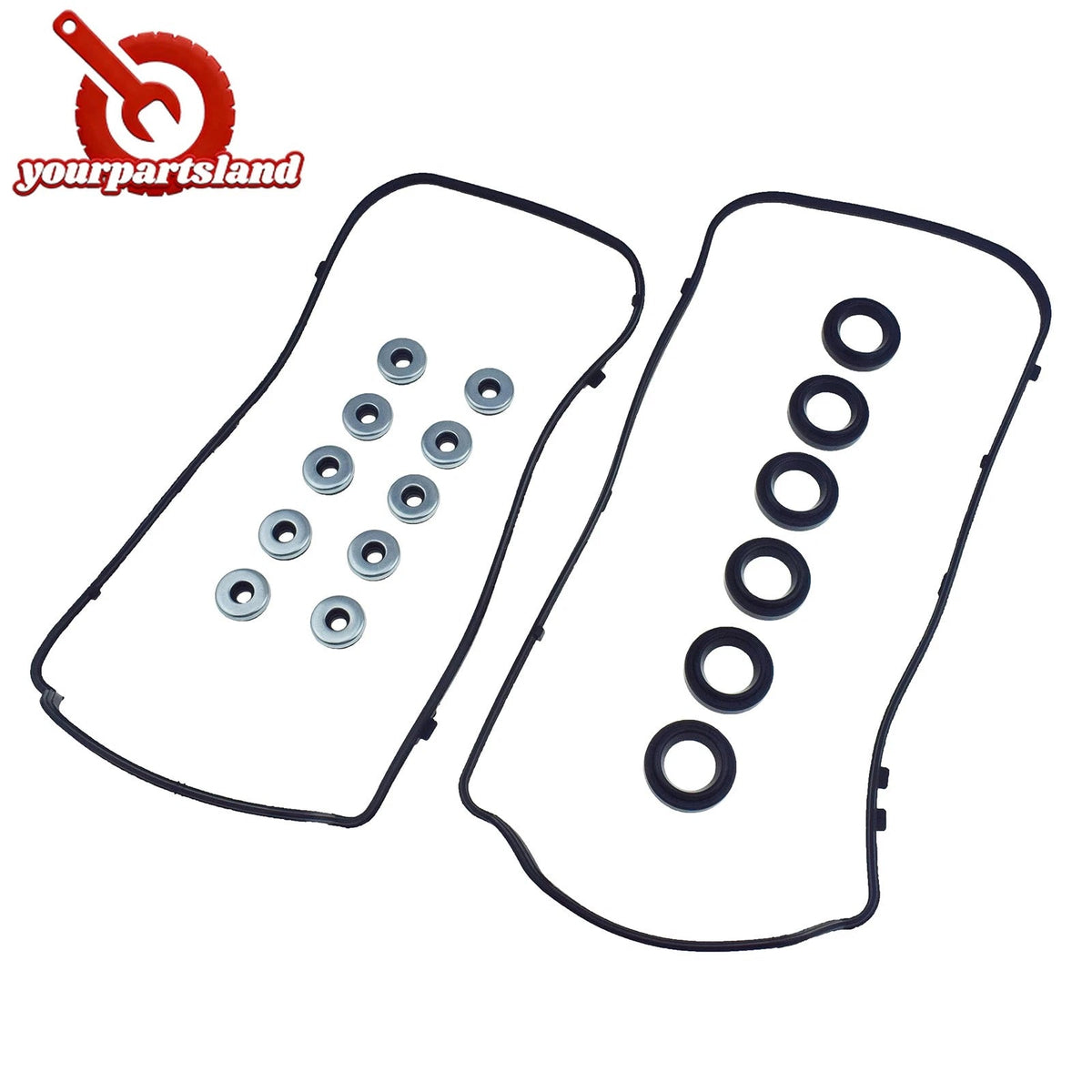 Front / Rear Valve Cover Gasket Kit For Honda Acura PILOT MDX V6 Cylinders 08-17 6B93BC-57