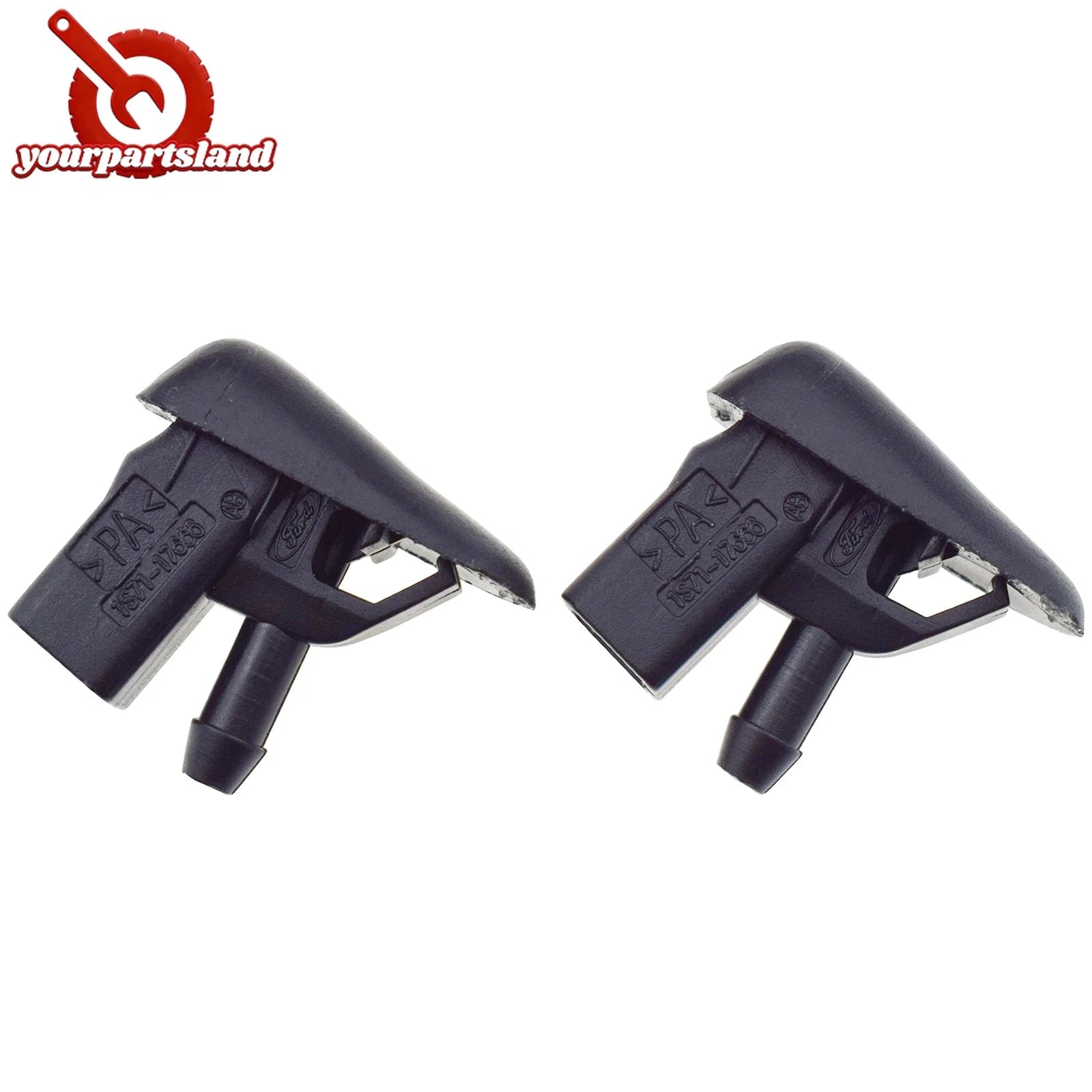 Pair Windshield Hood Washer Nozzle for Volvo XC60 V70 XC70 S80 10-13 31301826 6B93BC-57