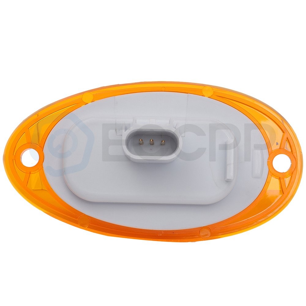 10pcs Amber LED Side Marker Lights Turn Signal 5 LED For Freightliner Cascadia 6B93BC-57