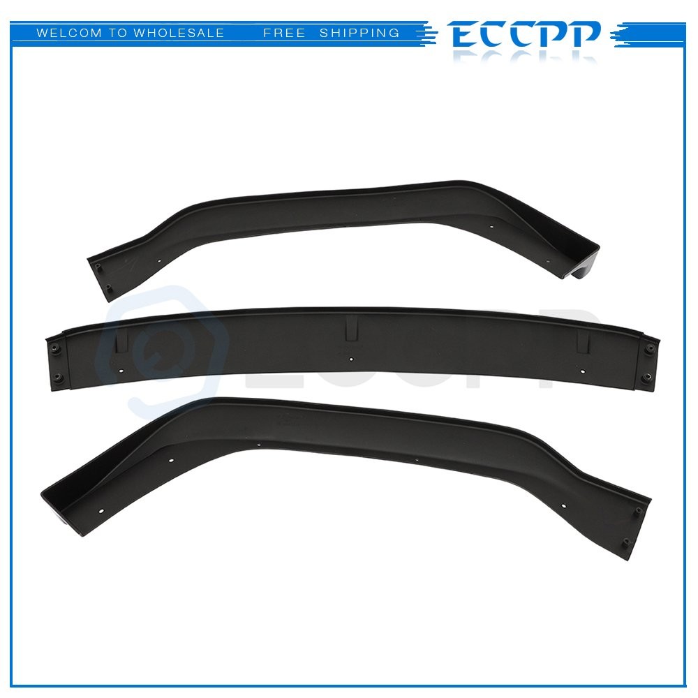 3x For 2014-16 Lexus IS250 IS350 F-Sport Painted Black Front Lip Splitters 6B93BC-57