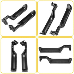 Pair Black Metal Inside Door Handles LH RH For 87-96 Ford F150 F250 F350 Truck 6B93BC-57