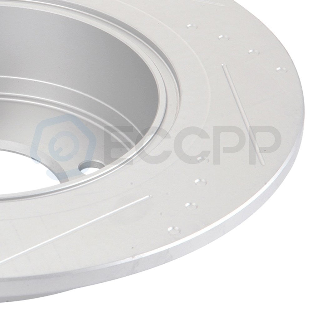 Front And Rear Brake Rotors For Mitsubishi Lancer 2008-2016 Outlander 2008-2015 MITSUBISHI