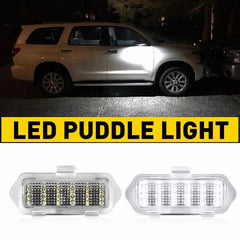 LED Side Mirror Lights Puddle 03-06 For Escalade Sierra Silverado Suburban Tahoe 6B93BC-57