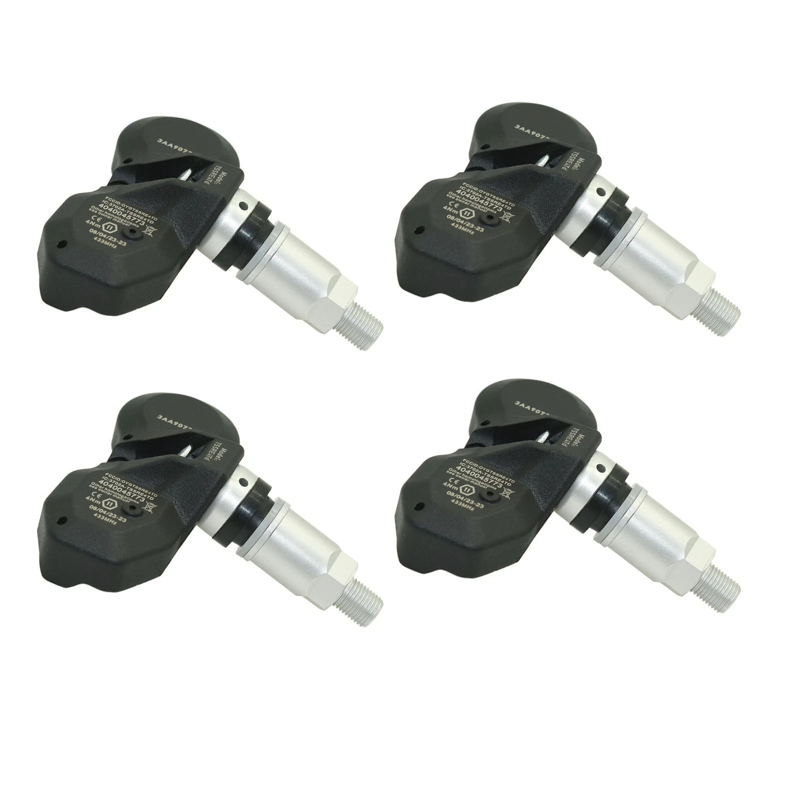 4x Tire Pressure Sensor 433MHz for Volkswagen Passat CC Tiguan 3AA907275 6B93BC-57
