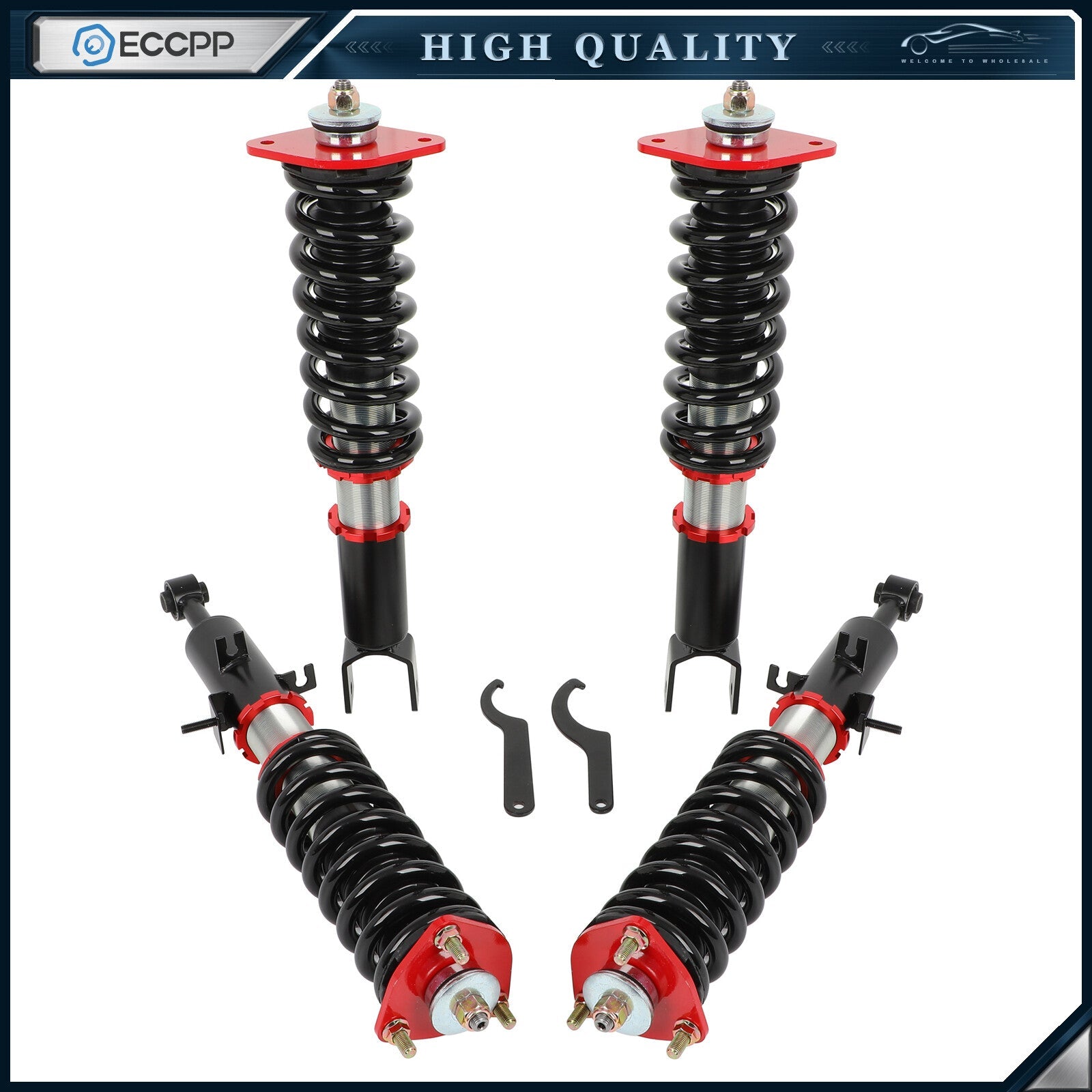 COILOVERS SHOCK ADSORBER LOWERING KIT FOR 2009-2020 NISSAN 370Z (Z34) ADJUSTABLE 6B93BC-57