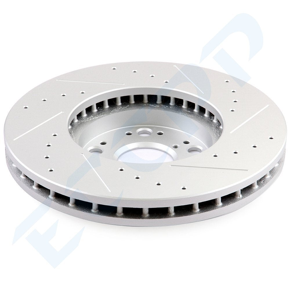 Front Brake Rotors Drilled And Slotted For Lexus GS300 GS430 LS400 SC430 GS400 6B93BC-57