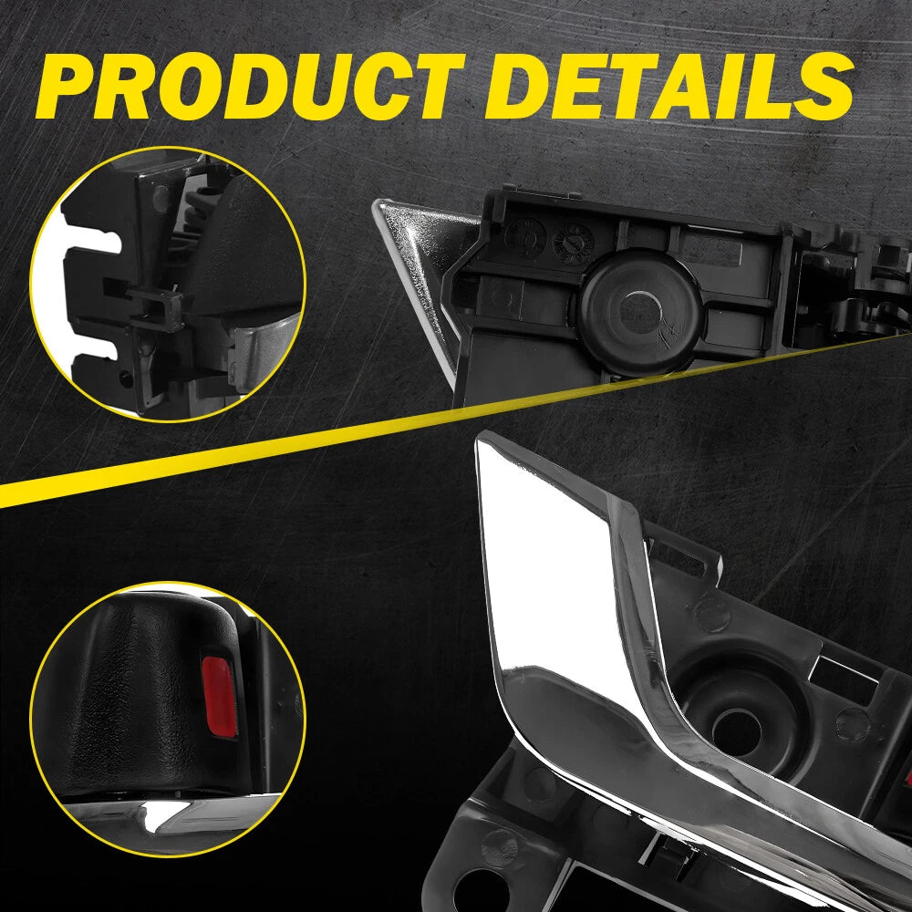 Front Passenger Silver lever Interior Door Handle For 08-13 Toyota Highlander EA 6B93BC-57