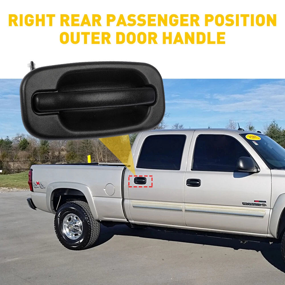 Rear Side Passenger Exterior Handle Door For 04-06 Chevrolet Silverado 1500 EOA 6B93BC-57