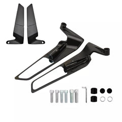 For 2024 Yamaha MT-03 MT-07 MT-09 MT-10 Motorcycle Wind Wing Rear View Mirrors