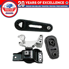 Fits 2007-2012 Nissan Sentra 2.0L w/Auto CVT Trans Motor Mount Set 3PCS : 6B93BC-57