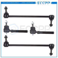 Suspension 4PCS Outer Tie Rod Front Sway Bar Kit For 1998-2004 Chrysler Concorde 6B93BC-57